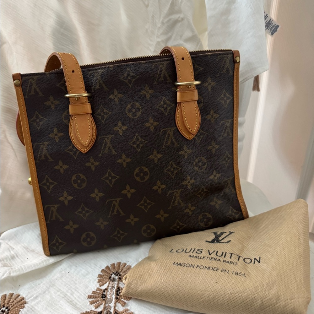 Authentic Vintage Louis Vuitton Brown Monogram Handbag